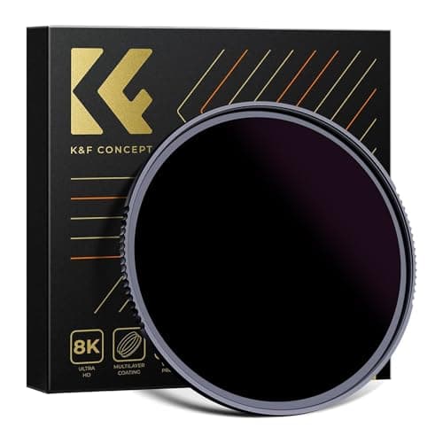 K&F CONCEPT 49mm ND100000(16.6 Stops) ND Lens Filter Neutral Density Lens Filter with 28 Multi-Layer Coatings (Nano X Series) - Image 1