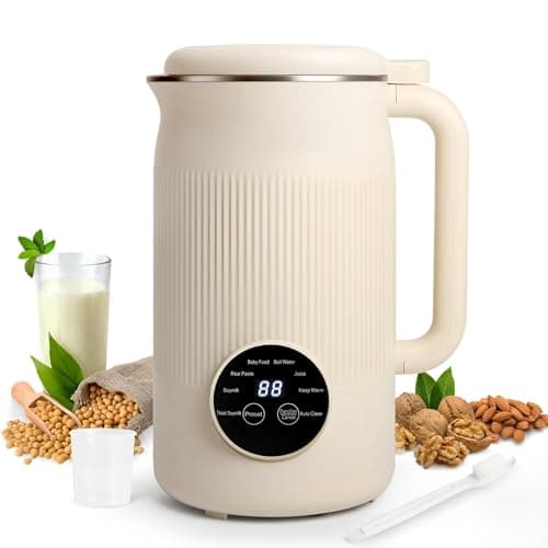 Dandoulai 8 in 1 Nut Milk Maker Machine, 40oz Homemade Almond, Soy, Oat, Coconut, Yogurt and Non Dairy Beverages, Automatic Soybean Blender Machine with Delay Setting, Keep Warm, Self-Cleaning - Image 1
