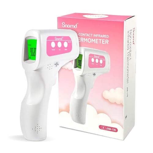 Snomd Non-Contact Infrared Forehead Thermometer for Adults, Kids & Baby, 3-in-1 No-Touch Digital Fever Temperature Gun, Accurate & Fast Reading - Image 1