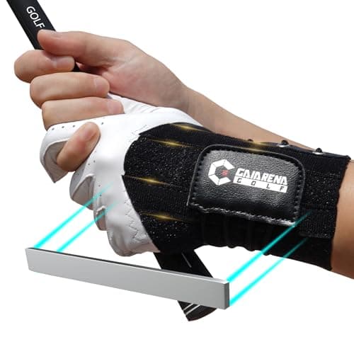 GAIARENA Golf Training Aid Wrist Hinge Trainer Brace, Effective Golf Swing Training Aids, Correct Wrist Angle Swing Posture & Develop Muscle Memory for Beginner (Right Handed Golfers)【Patent Pending】 - Image 1