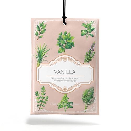 YAXUNDZ Vanilla Sachets for Drawers and Closets - 1 Pack Long Lasting Odor Eliminator Bags, Natural Fresh Scent for Wardrobe, Storage, Car & Home, Air Freshener Sachets - Image 1