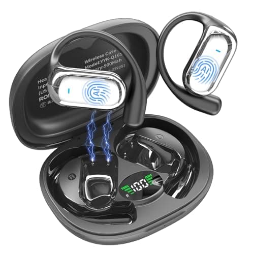 AI Translation Earbuds Real Time,188 Language Translator Earbuds,Bluetooth 6.1 Audifonos Traductores Inglés Español,No Subscription Translatior Headphones,OWS Open Ear 6-in-1 Translating Headphones - Image 1