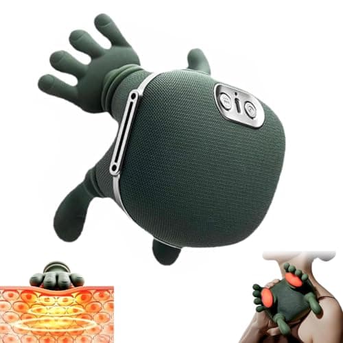 Seiyeje Neck Massager with Heat, 4D Deep Tissue Shiatsu Neck Massage Machine for Pain Relief, Electric Cervical Shoulder & Back Massager with Simulated Human Hand Kneading, Muscle Relaxation (Green) - Image 1