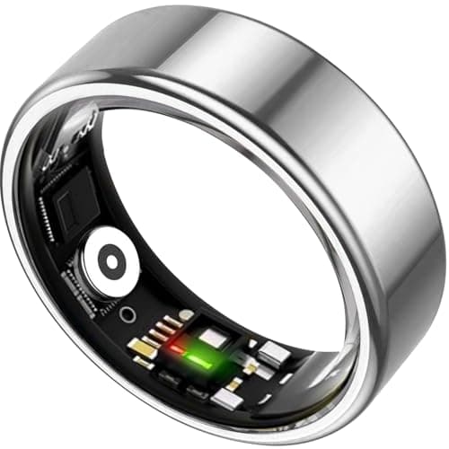 TIAZUUX Smart Ring for Women&Men-Activity/Sleep/Heart Rate/HRV/Stress/Women's Health Tracker-IP76 Waterproof-No Subscription Fee Required-Compatible with iPhone &Android - Image 1