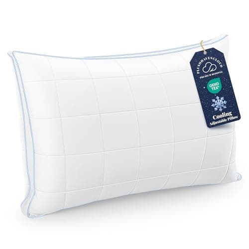 PlushHavenCloud 3-in-1 Adjustable Pillows Bed Pillow - Hotel Pillow King Size Pillow for Sleeping with 3 Removable Inserts, Assemblable Height & Soft Firm Pillows for Back, Stomach or Side Sleepers - Image 1