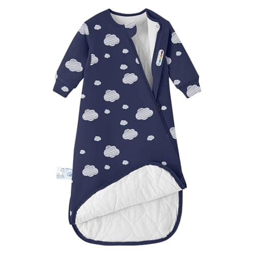 kaiya baby Unisex Sleeping Bag for Babies and Toddlers 2.5 Tog Sleep Sack 6-18 Months, Long Sleeve Sleep Sack, Wearable Blanket Baby, One Piece with Sleeves, Gifts for Baby - Image 1