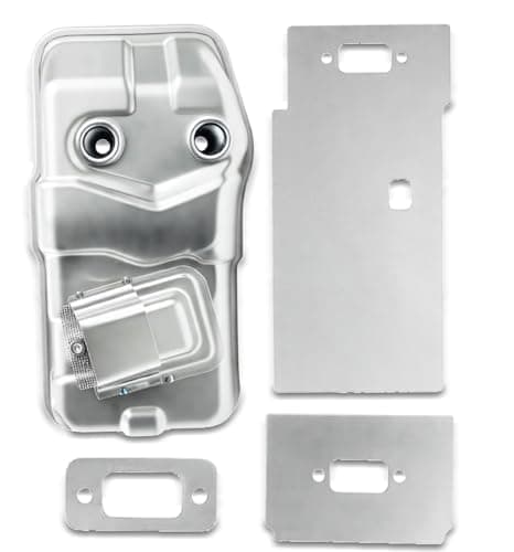 P100006321 Muffler Exhaust System Fits For Echo PB8010 PB9010 EB810 EB910 Backpack Leaf Blower Replace OEM P100012130 P100006321 Blower Muffler - Image 1