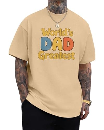 YTD Dad Graphic Tshirt, Premium Cotton Printed Oversized Casual Tees - Image 1