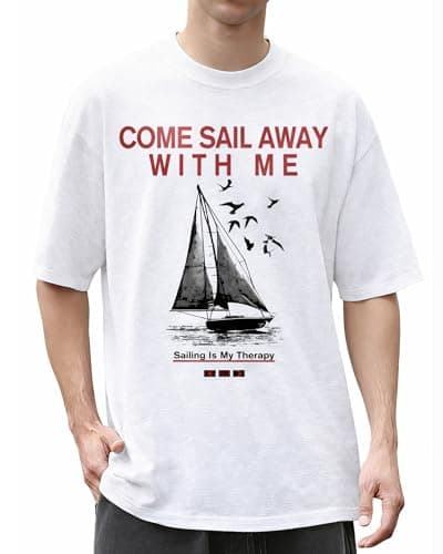 YTD Surf Graphic T-Shirts for Men Women Oversized Tees - Image 1