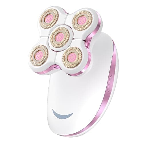 Electric Razors for Women Legs: Rechargeable Body Shaver - Waterproof Wet Dry Hair Remover - Applicable to Facial, Leg, Arm, Bikini Area - Image 1