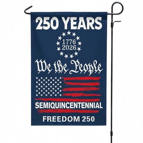 Usa 250th Anniversary Garden Flags,America Garden Flags For Outside,12x18'',Double Sided Flag For Outdoor Garden Decor (We the People) - Image 1