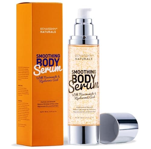 Enaskin Naturals Smoothing Body Serum Lotion for Dry and Crepe Skin: Anti-Wrinkle, Hydrating, Firming with Hyaluronic Acid & Niacinamide, Non-Greasy, for All Skin Type - Image 1