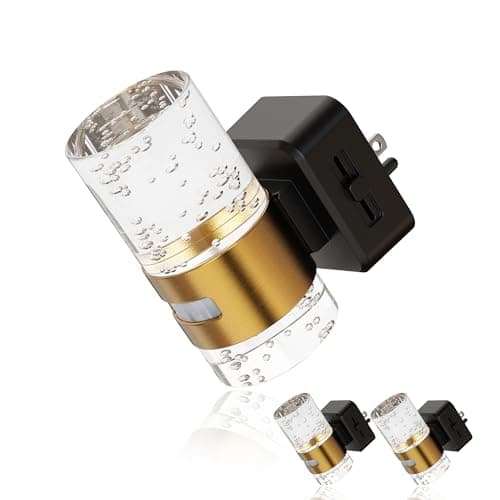 JandCase Motion Sensor Night Light, Night Lights Plug into Wall,2 Pack 3000K Soft White 0-100 LM Dimmable LED Night Light, Motion Activated Nightlight for Bathroom Hallway Decor - Image 1