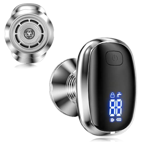 Head Shavers for Bald Men - Cordless Rechargeable Electric Shavers for Men, Dry Wet Bald Head Shavers with LED Display Rechargeable Shaving Grooming - Image 1