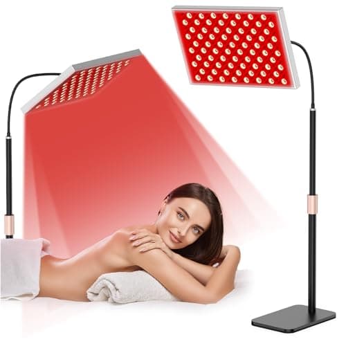 Red Light Therapy for Body, Infrared Light Therapy Panel Lamp with Stand, 660nm and 850nm Near Infrared LED Red Lights Therapy Device at Home for Face and Body - Image 1