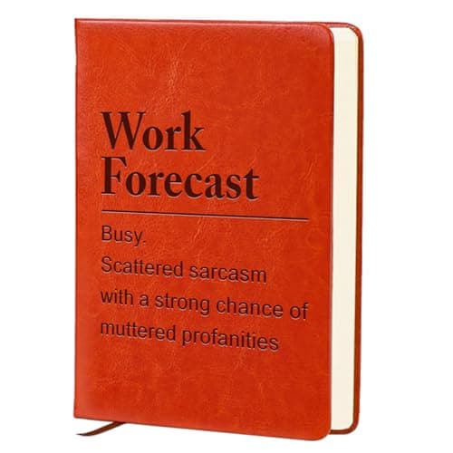 QDWXDEL Difference Maker Gift,A5 Hardcover Leather Journal for Women, Employee Appreciation Gifts Journal Notebook for Work,Social Worker Gifts (Work Forecast) - Image 1