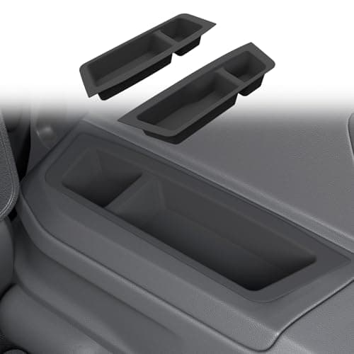 Zekzoop 2PCS Cargo Side Storage Tray Compatible with 2025 2026 Toyota 4Runner 5 Seats Rear Trunk Side Storage Box Slot Pockets Silicone Cup Holder Organizer for 4 Runner Accessories (2PCS Cargo Tray) - Image 1