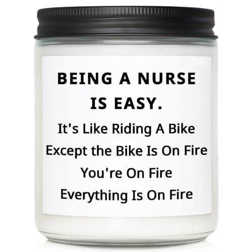 Funny Nurse Gifts for Nurses, Nurses Week Gifts for Women Men Nurse Appreciation Gift for Practitioner Medical Assistant CNA RN LPN, Nursing School Student Graduation Gift for Her Him, Birthday Candle - Image 1