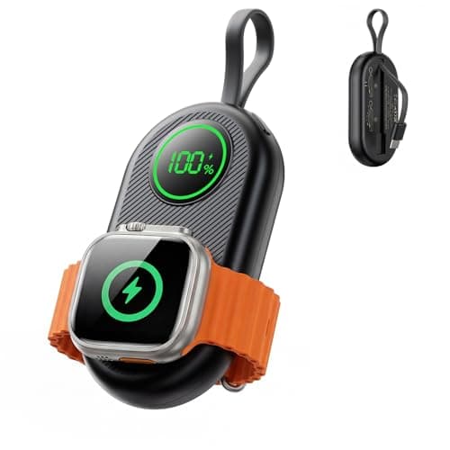 2026 Upgraded 2500mAh Portable Charger for Apple Watch, 2-in-1 Magnetic Wireless Fast Charging for Apple Watch Charger - Compact iWatch Accessories for RV, Camping, Car & Travel Essential - Image 1