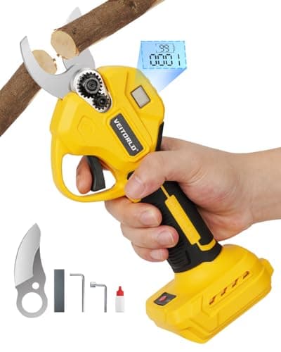 Brushless Electric Pruning Shears for DeWalt 20V Battery, Portable Cordless Branch Cutter Tree Trimmer with LCD Display&Replaceable Blade, 30mm 1.2'' Cutting Diameter for Gardening Tree (NO BATTERY) - Image 1