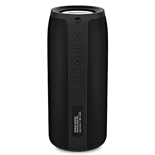 Musibaby Bluetooth Speaker, M88 Speakers,Dual Pairing, Bluetooth 5.3,Loud Stereo Sound,Booming Bass,30H Playtime for Home& Outdoor Party,Beach,Portable Speaker,Gifts(Black) - Image 1