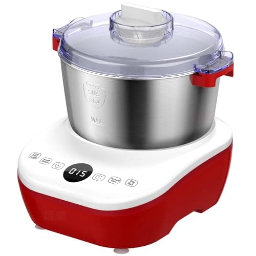 AIZIYO DoughChief, Electric Dough Mixer 7.4Qt with Ferment Function, Dough Maker 304 Stainless Steel Bowl, Microcomputer Control, Face-up Touch Panel, Easy To Clean for Bread & Pizza - Image 1