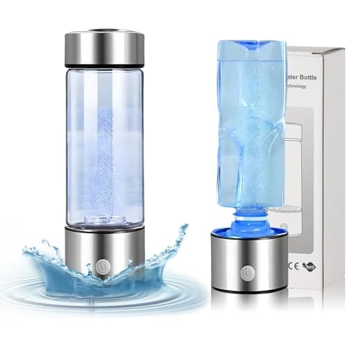Hydrogen Water Bottles, 4000PPB in 3Min, SPE PEM Tech, Portable 16OZ, Rechargeable Hydrogen Water Bottle for Travel, Home, Office – Gift for Family & Friends - Image 1