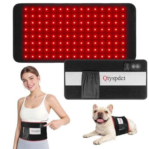 Red Light Therapy for Body, 660nm 850nm Triple Chip LED 16" Infrared Red Light Therapy Pad Belt Wrap for Neck Shoulder Stomach Waist Back Knee Muscle - Image 1