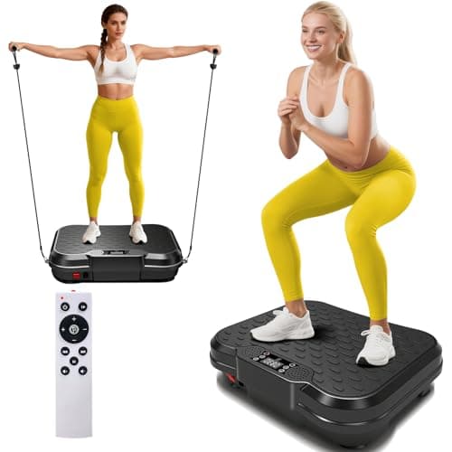 NXSCI Vibration Plate Exercise Machine,Vibrating Platform for Lymphatic Drainage with 250 Speeds,500 lbs Weight Capacity,Vibrated Plates for Weight Loss,Full Body Workout Equipment for Fitness at Home - Image 1