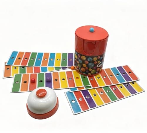 Match Color Bingo Game for Kids, Fast Bead Grabbing Games, Educational Toys for Toddlers, Family Game Night, Learning Games for Preschoolers with 90 Color Beads, Bell & Cards (Multicolor) - Image 1