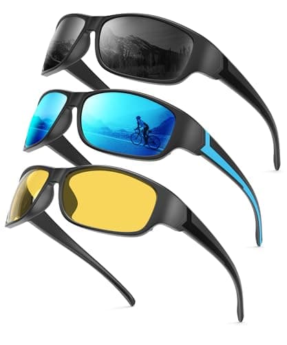NSSIW Polarized Sunglasses-Men Sports Mens-Sunglasses: Sun Glasses Women Polarized UV400 Protection for Fishing Running Golf - Image 1