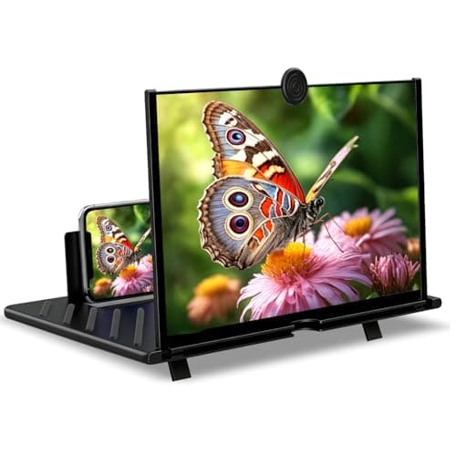 Pibkay 20 Inch Phone Screen Magnifier, Pull-Out Type Big Screen Magnifier for Cell Phone, Portable Mobile Phone Amplifier for Watching Video and Shows - Image 1