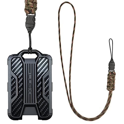 LIUGX Badge Holder, Detachable Buckle with Braided Rope, Strong and Sturdy,Lightweight and Durabl, Impact Resistance ID Badge Reels - Image 1