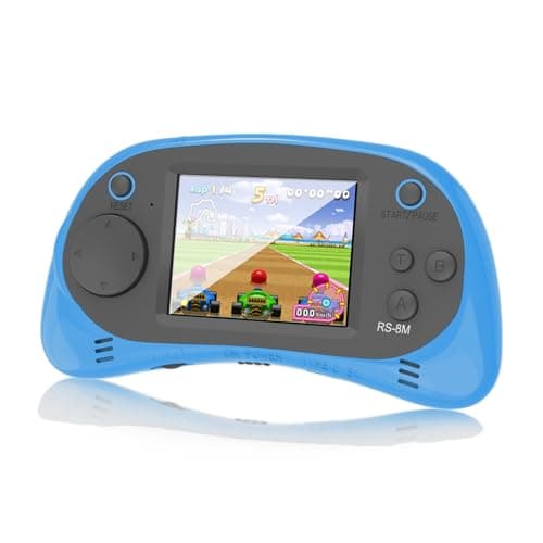 EASEGMER Kids Handheld Game Player - 220 Built-in Games, 2.5" IPS Display, Rechargeable & Long-Lasting - Ideal Travel Toys for Kids Ages 3-10 Boys & Girls