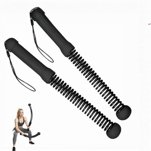 MUYIWEIDEN Ropelss Battle Ropes,Cordless Workout Rope for Home Gym, Portable Arm Exerciser Rope for Strength Building, HIIT and Low-Impact Aerobic Training for Women&Men (Black) - Image 1