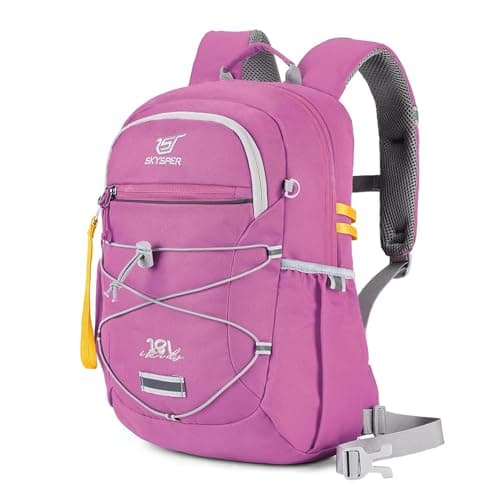 SKYSPER Kids Backpack 18L Children School Bag Child Boy Girl Pack Ages 4-8 for Traveling Day Trips Classes(Purple) - Image 1