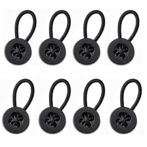Nebubag 8PCS Collar Extenders For women & Mens Shirts,20L Alloy Button Extender For Dress Shirts Neck Collar Cuffs (Black) - Image 1