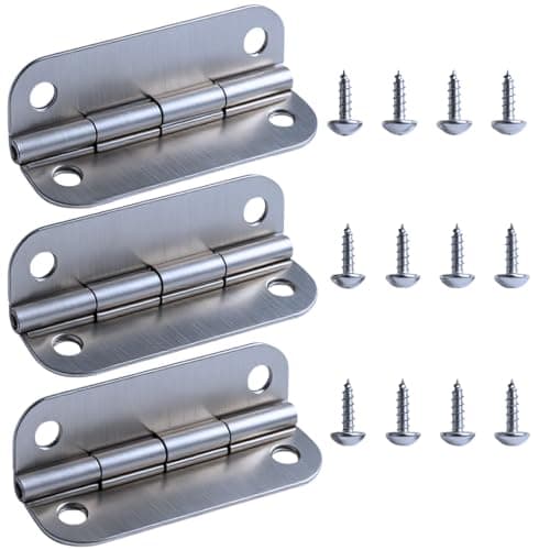 Cooler Hinges Replacement for Igloo Ice Chests - 3 Pack 316 Stainless Steel Cooler Hinge Kit for 25-165 Quart Coolers - Image 1