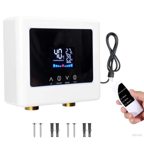 Aottop Electric Tankless Water Heater 110V 3000W - Instant Hot Water Under Sink with Remote Control & Digital Display, Portable Mini On Demand for RV, Kitchen, Bathroom - Image 1