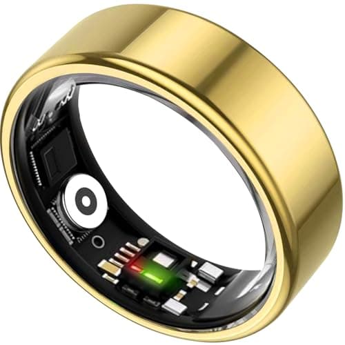 TIAZUUX Smart Ring for Women&Men-Activity/Sleep/Heart Rate/HRV/Stress/Women's Health Tracker-IP68 Waterproof/Wearable-No Subscription Fee Required-Compatible with iPhone &Android - Image 1