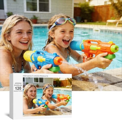 Custom Photo Puzzle 120 to 1000 Pieces - Personalized Jigsaw Puzzle from Your Picture, Glossy Finish for Pet, Family, Christmas, Birthday, Wedding(Made in USA) - Image 1