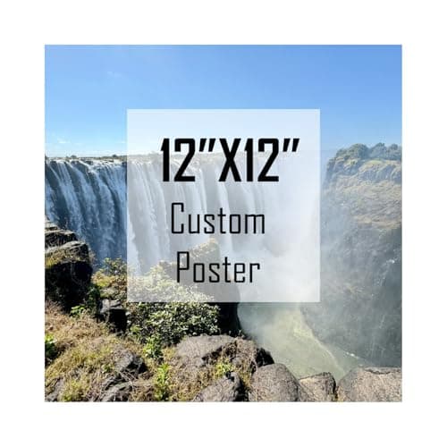 ZXDZSM Personalized Custom Canvas Poster(Unframe,12"X12"): Upload Your Image/Photo - Custom Personalized Photo to Poster Printing, Wall Art Prints - Image 1