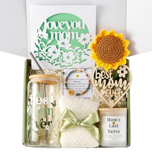 Mothers Day Gifts for Mom - Best Mom Ever Gift Set, Personalized Mum Gifts, Mama Care Package,Unique Birthday Gifts for Mom from Daughter, Son, Wife, Grandma - Image 1