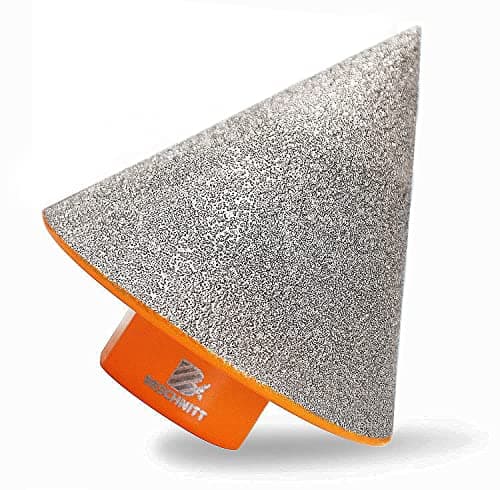 Diamond Beveling Chamfer Bit,BRSCHNITT 2 Inch (50mm) Diamond Finger Milling Bits with 5/8-11 Thread for enlarging, polishing and Bevelling The exsit Holes - Image 1