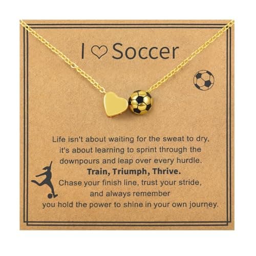 GaiOiva Volleyball/Softball/Basketball/Soccer/Football Necklace Gifts for Women, Sport Necklace Ball Pendant Accessories, Perfect Birthday, Valentine's Day Jewelry Gift for Her,Lovers - Image 1