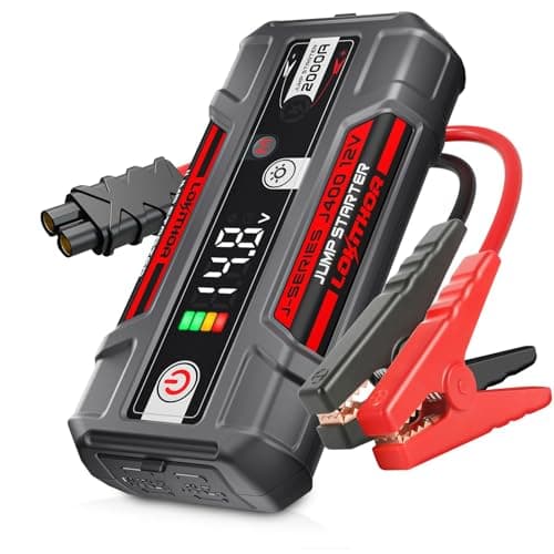 LOKITHOR J400 Portable Jump Starter 2000A, 12V Lithium Battery Booster with ConnectMax Tech, Smart Digital Display, Car Jump Box for Up to 8.0L Gas & 6.0L Diesel Engines - Image 1