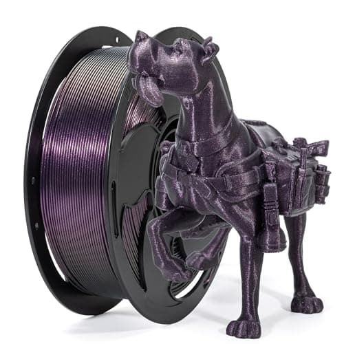 Chameleon Starlight Purple 1.75mm PLA Filament with Glitter Sparkle, Color Change PLA Filament 1kg (2.2lbs) Spool High Intensity Metallic Perfectly Hide The Layer Line - Image 1