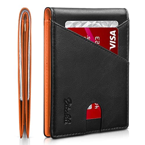 Zitahli Wallet for Men Slim 11 Credit Card Holder RFID Blocking Small Men's Wallet Bifold Minimalist Front Pocket With Mens Gifts Box - Image 1