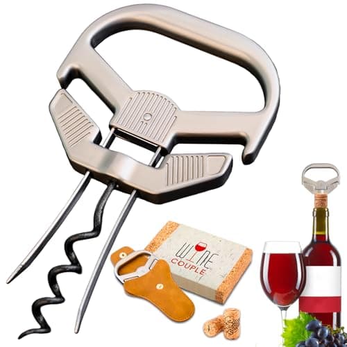 Ah So Wine Opener for Vintage Bottles, 3 in 1 Old Bottle Opener, Two Prong Cork Remover with Beer Bottle Opener, for Connoisseurs & Collectors to Uncork (Classic) - Image 1