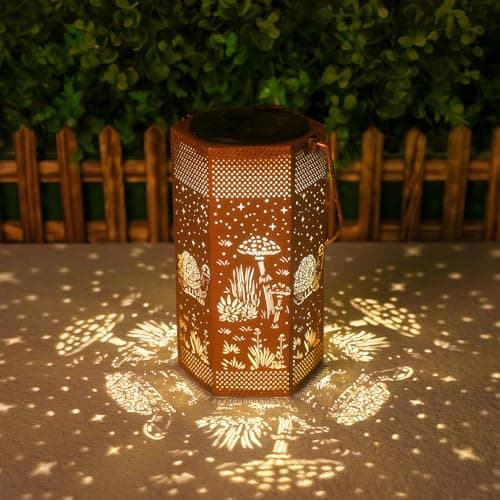 Turtles Solar Lantern Outdoor Waterproof - Mothers Day Gifts for Mom Grandma - Birthday Day Gifts for Women, Garden Decor Solar Lights Outdoor - Image 1